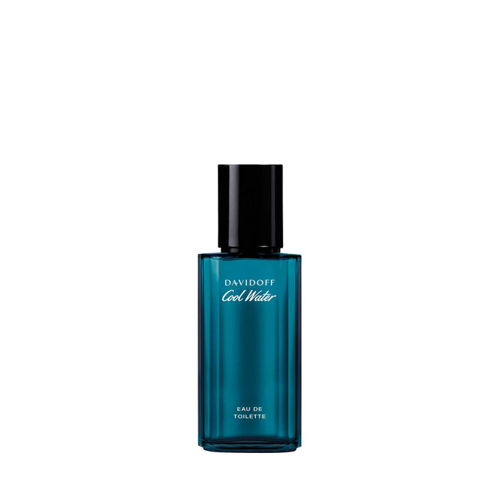 Davidoff Cool Water bottle front view showing sleek branding and fresh appeal