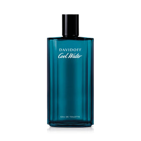 Davidoff Cool Water bottle front view showing sleek design and freshness benefit