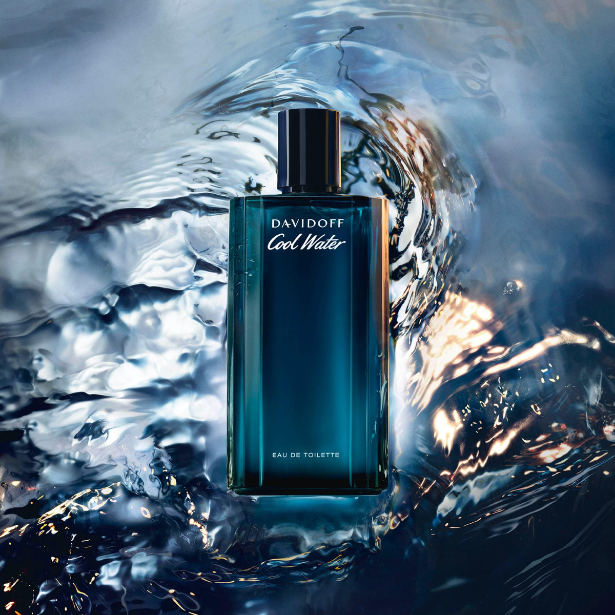 Davidoff Cool Water spray nozzle and cap detail for easy application benefit
