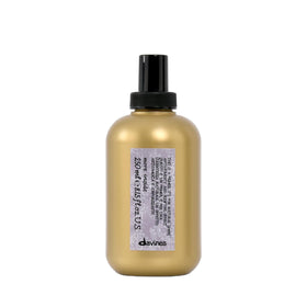 Davines bottle front packaging showing product and brand benefit