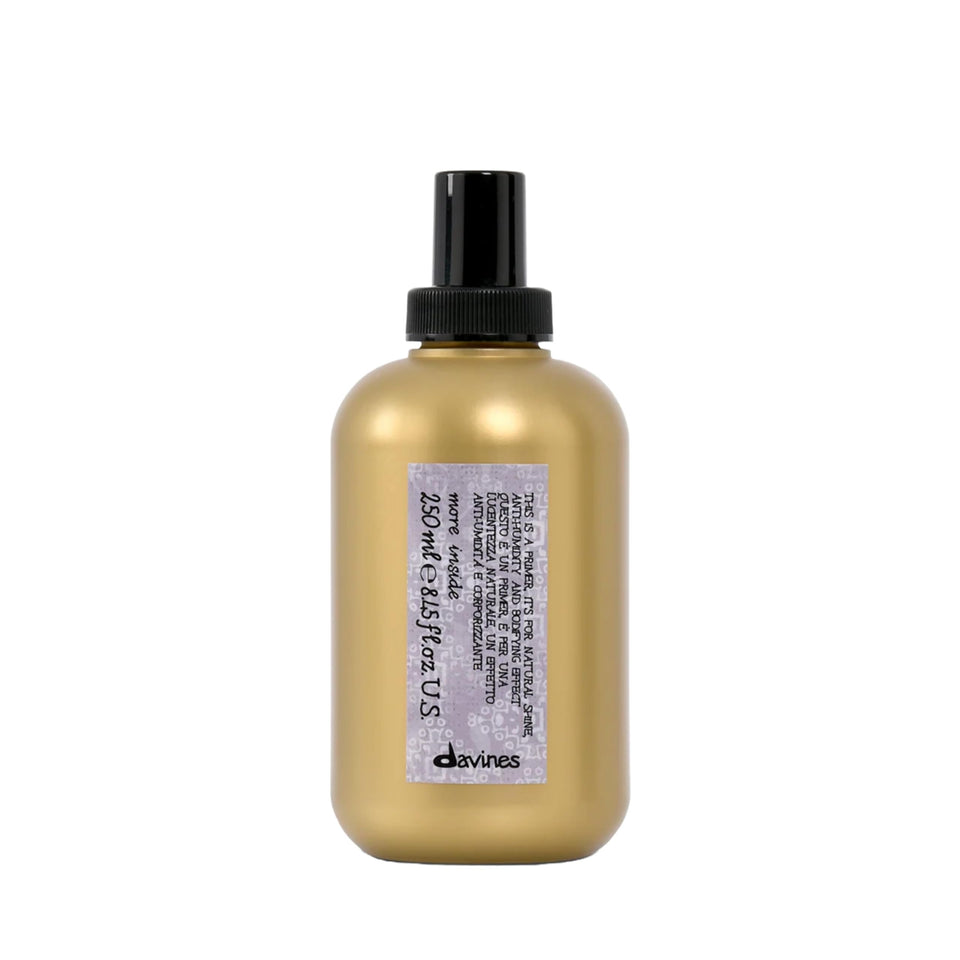 Davines bottle front packaging showing product and brand benefit