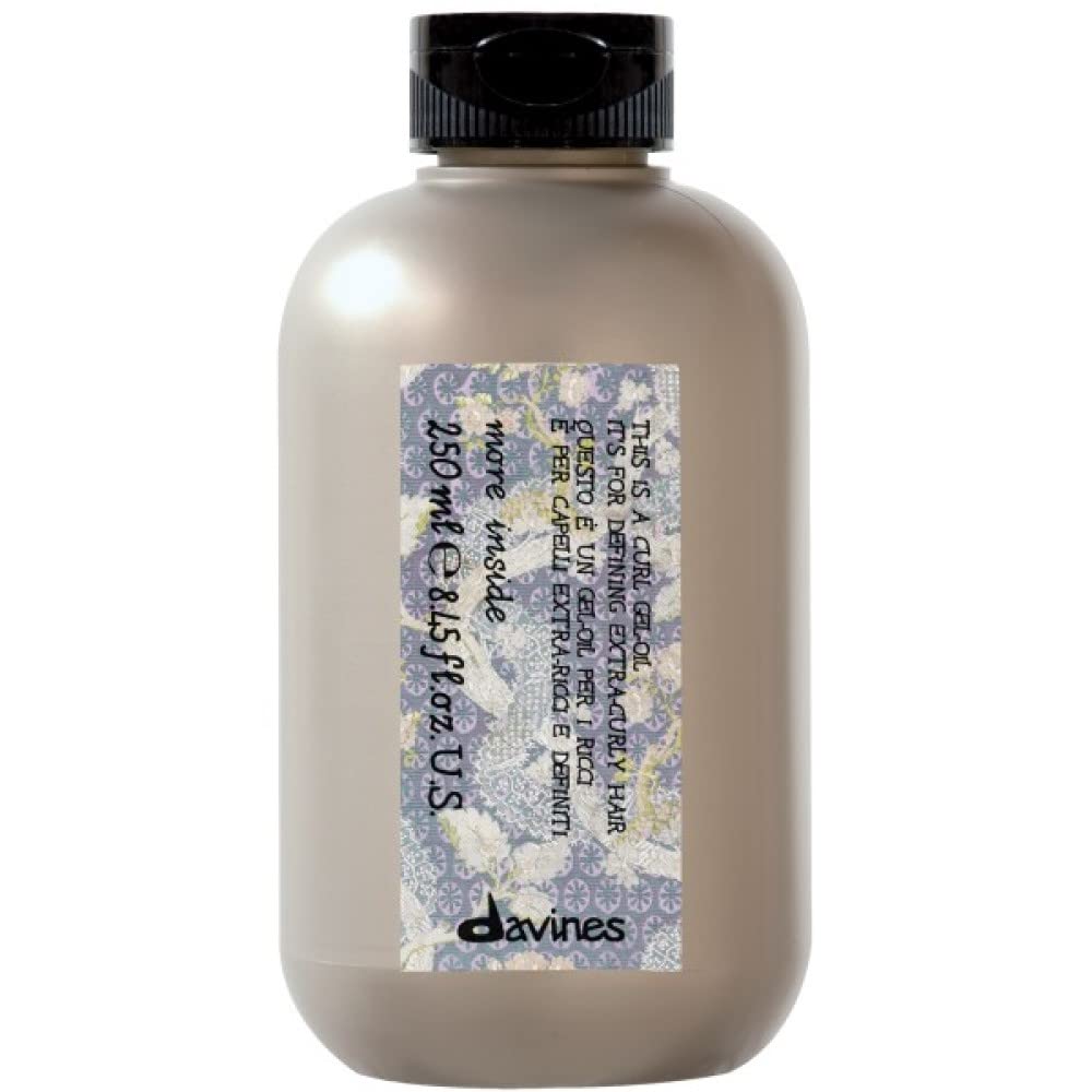 Davines product front packaging showing bottle and label, highlighting clear brand and benefits