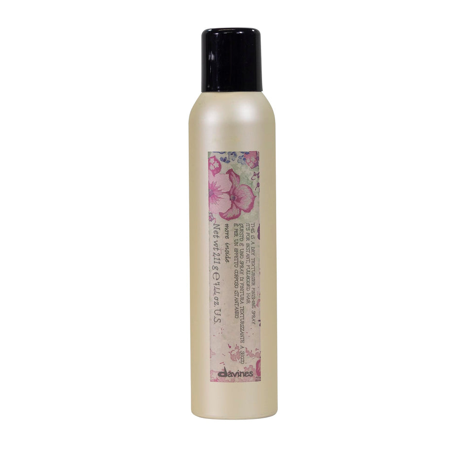 Davines dry texturizer front packaging shows product and lightweight benefit