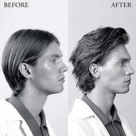 Davines aerosol nozzle detail that delivers fine dry wax mist for control