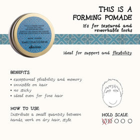Davines close-up of ingredient label highlighting quality formulation benefits