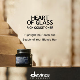 Davines conditioner dispensed in hand demonstrating rich slip