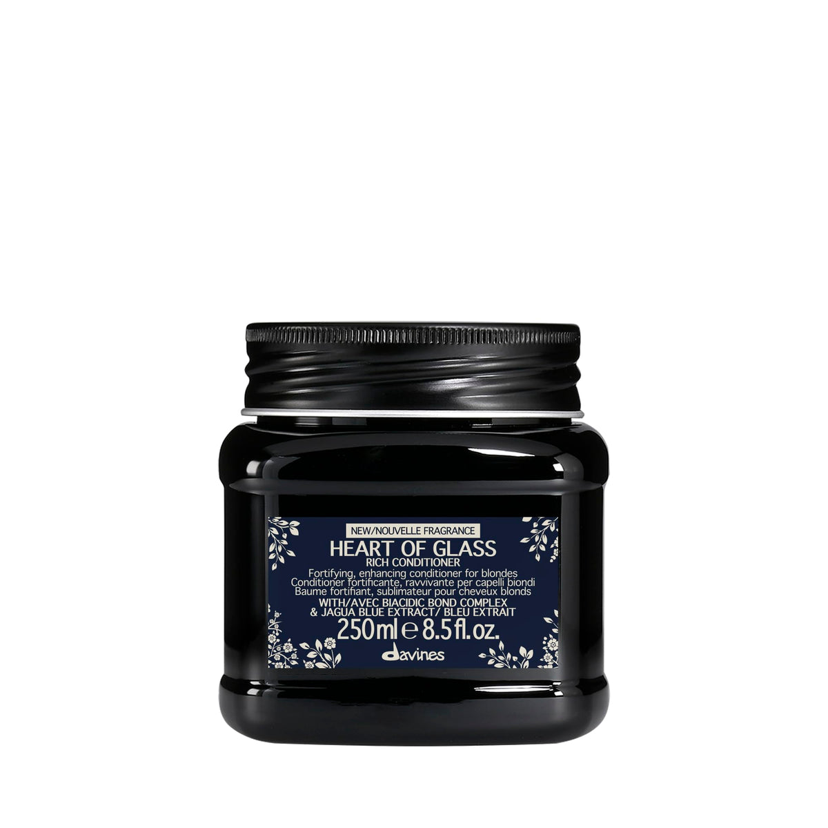 Davines bottle front view showing product and brightening benefit