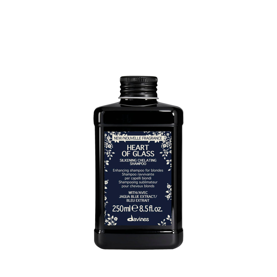 Davines front bottle showing brand and cool-tone benefit