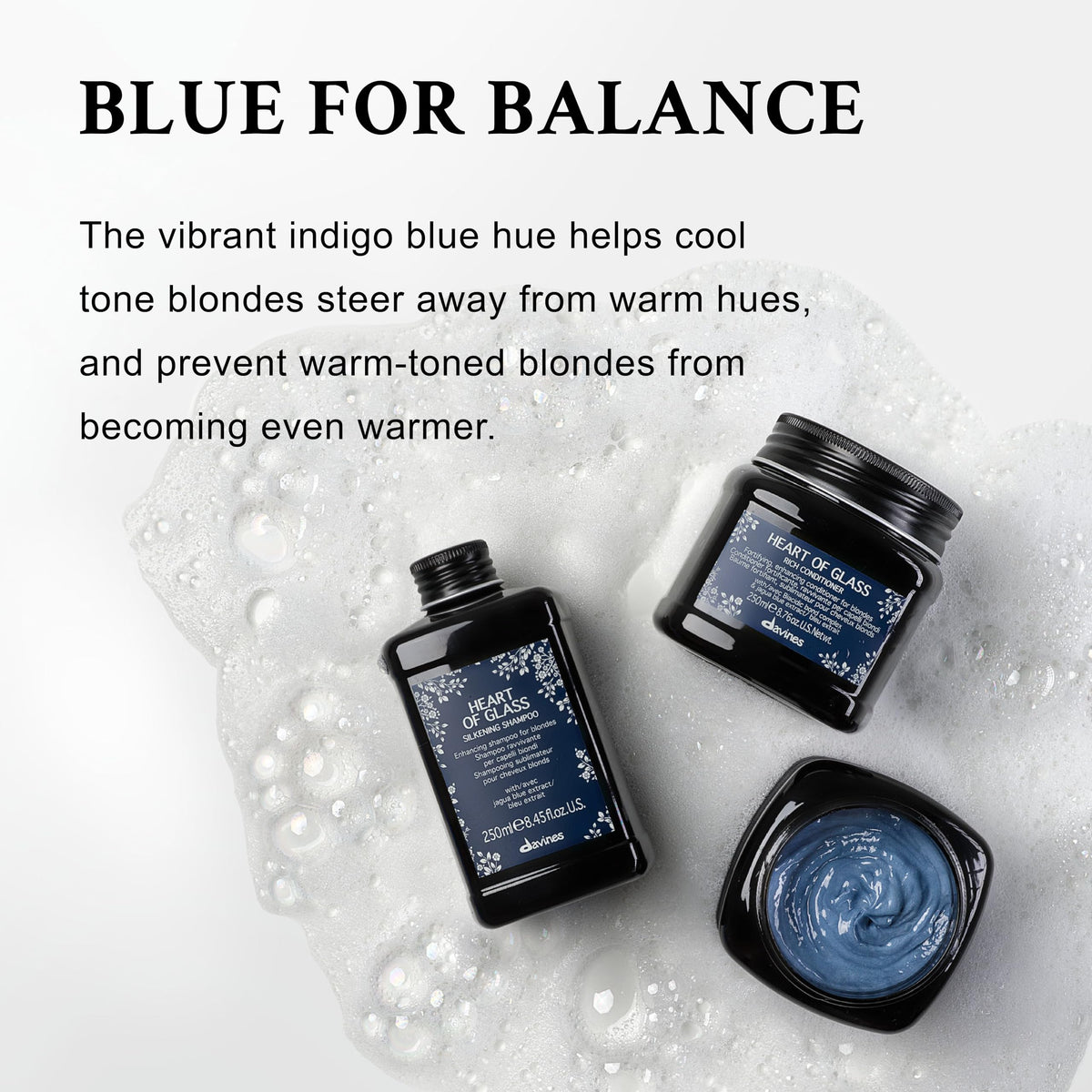 Davines bottle with box conveying premium packaging benefit