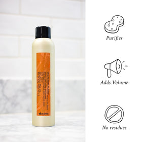 Davines in gym bag ready to refresh hair after workouts