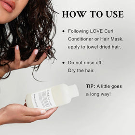 Davines LOVE Curl Controller creamy texture close-up for easy distribution