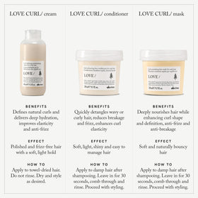 Davines product squeezed onto hand for easy application benefit