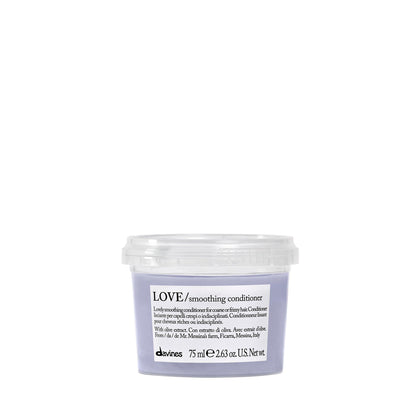 Davines travel bottle front packaging shows brand and compact size benefit
