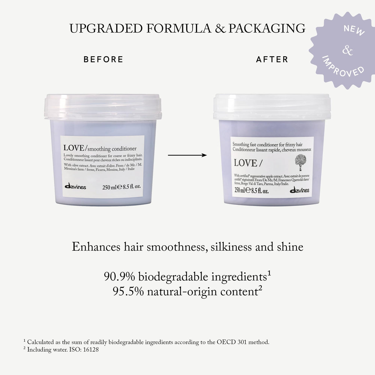 Davines dispensing cream from bottle demonstrating easy application benefit