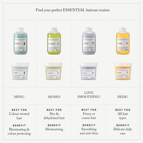 Davines shampoo in bathroom lifestyle setting illustrating polished, manageable hair