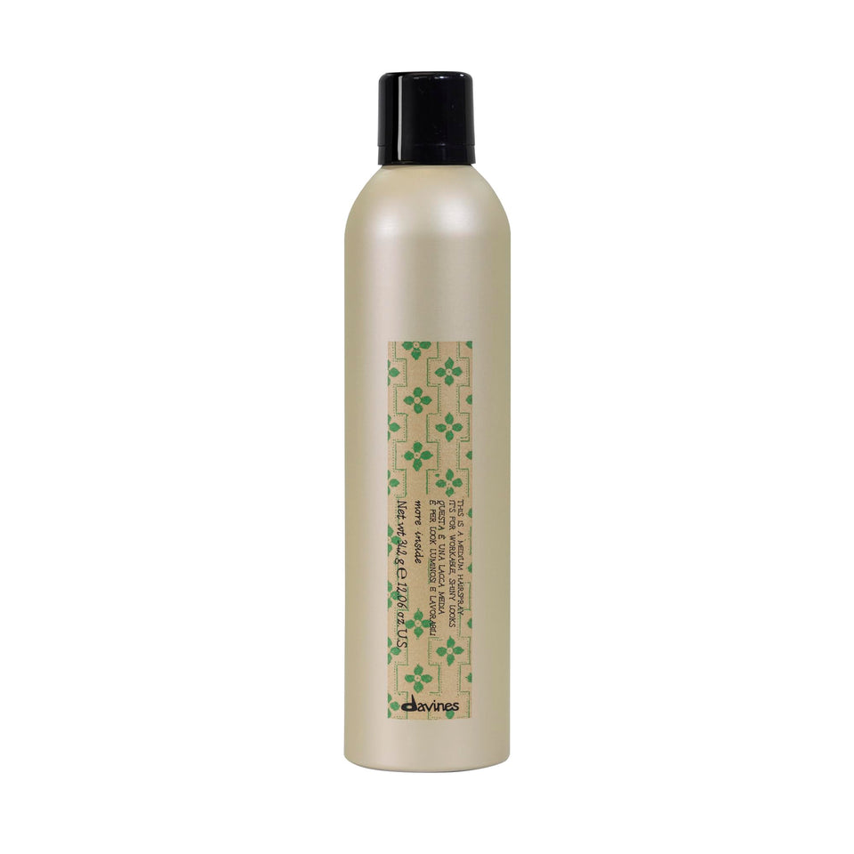 davines front packaging shows bottle and clear product branding for easy selection