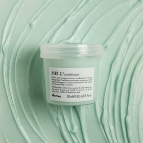 Davines MELU conditioner creamy texture close-up for smooth application
