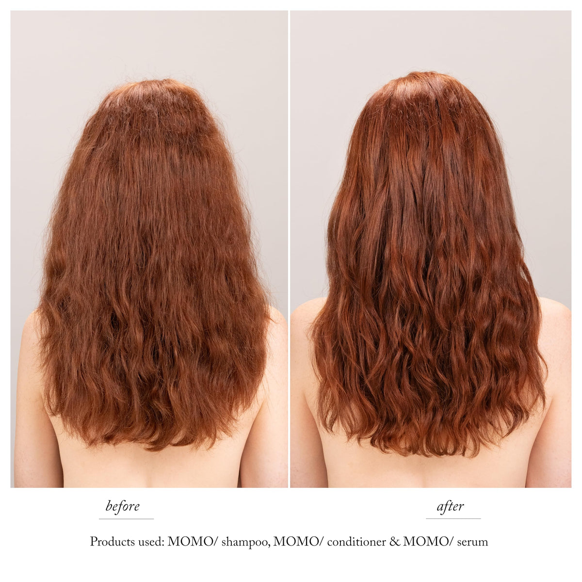 Davines MOMO conditioner back label with ingredient list for ingredient transparency