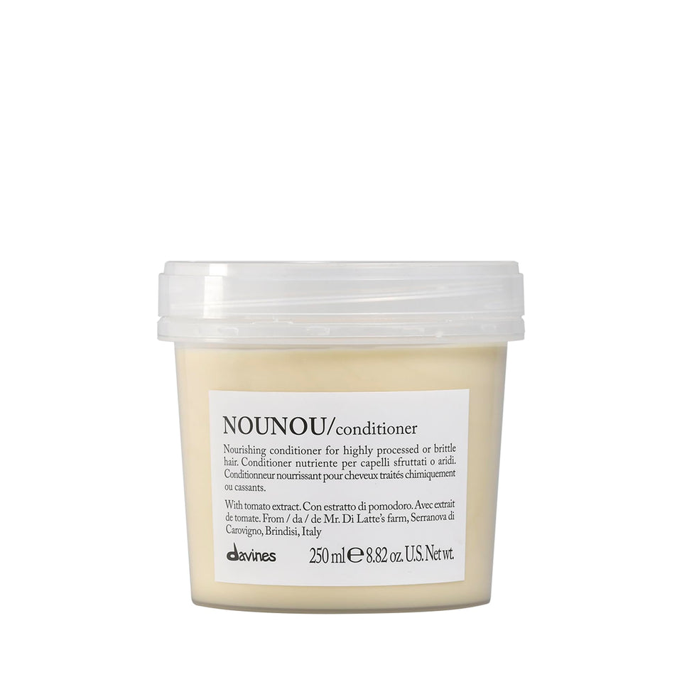 Davines NOUNOU front bottle showing product and label for easy identification