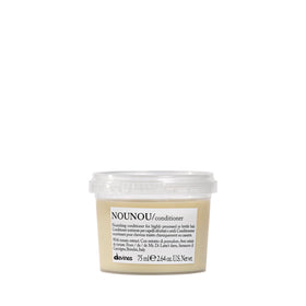 Davines NOUNOU front packaging travel size showing bottle and branding, compact convenience