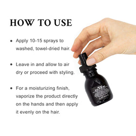 Davines bottle with ingredients label highlighting natural and active components