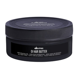 Davines OI Hair Butter front packaging shows travel-size jar and product appeal
