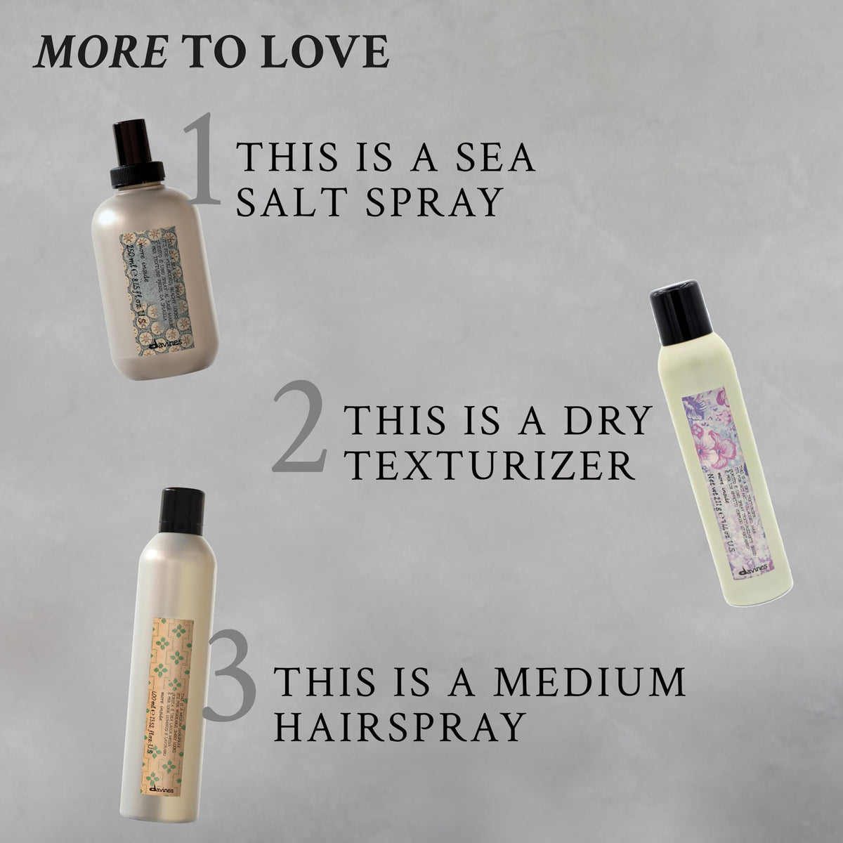Davines label and 4.23 fl oz size displayed for clear product information benefit