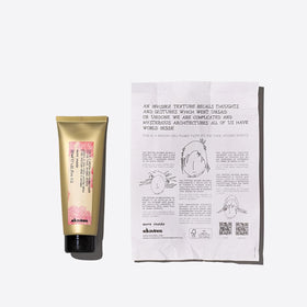Davines open jar with pliable paste texture, easy scoop for quick styling