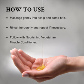 Davines pump dispensing shampoo demonstrating easy, measured application