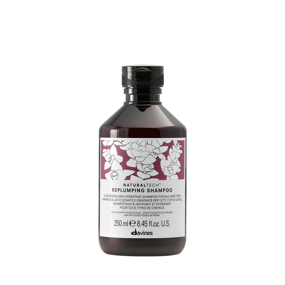 Davines bottle front view showing product and brand for clear identification