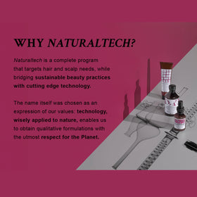 Davines bottle next to ruler showing 8.45 fl oz size for scale and value benefit