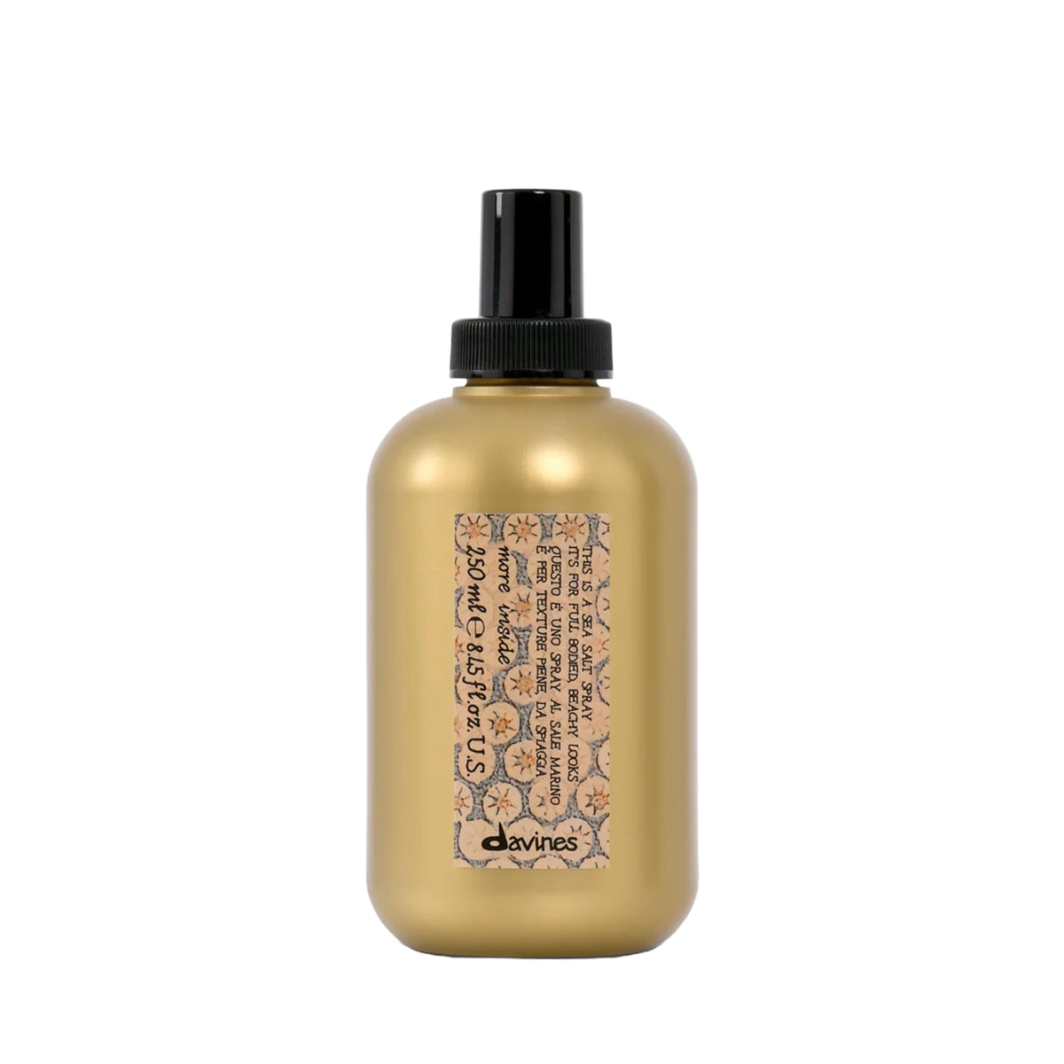 Davines front bottle view showing product and matte finish benefits