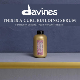 Davines serum texture close-up showing lightweight formula that absorbs