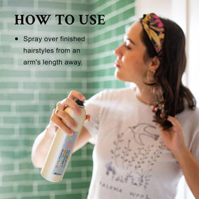 Davines finished updo showing extreme hold and glossy control