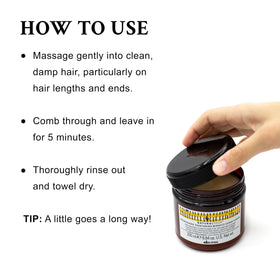 Davines creamy conditioner texture swiped to show moisturizing consistency