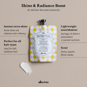 Davines close-up open jar texture showing creamy mask for easy application