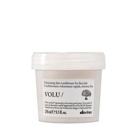 Davines Volu front packaging showing product and volume benefit