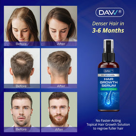 DAVV serum texture close-up highlighting fast-absorbing, non-greasy formula benefit