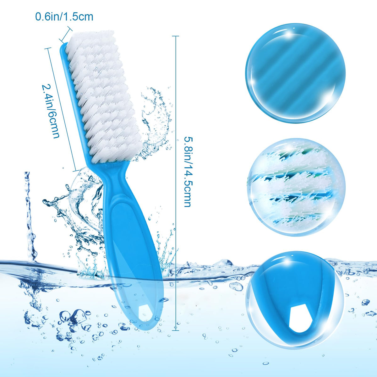 DAYGOS bristle close-up showing PP bristles resisting wear for effective scrubbing