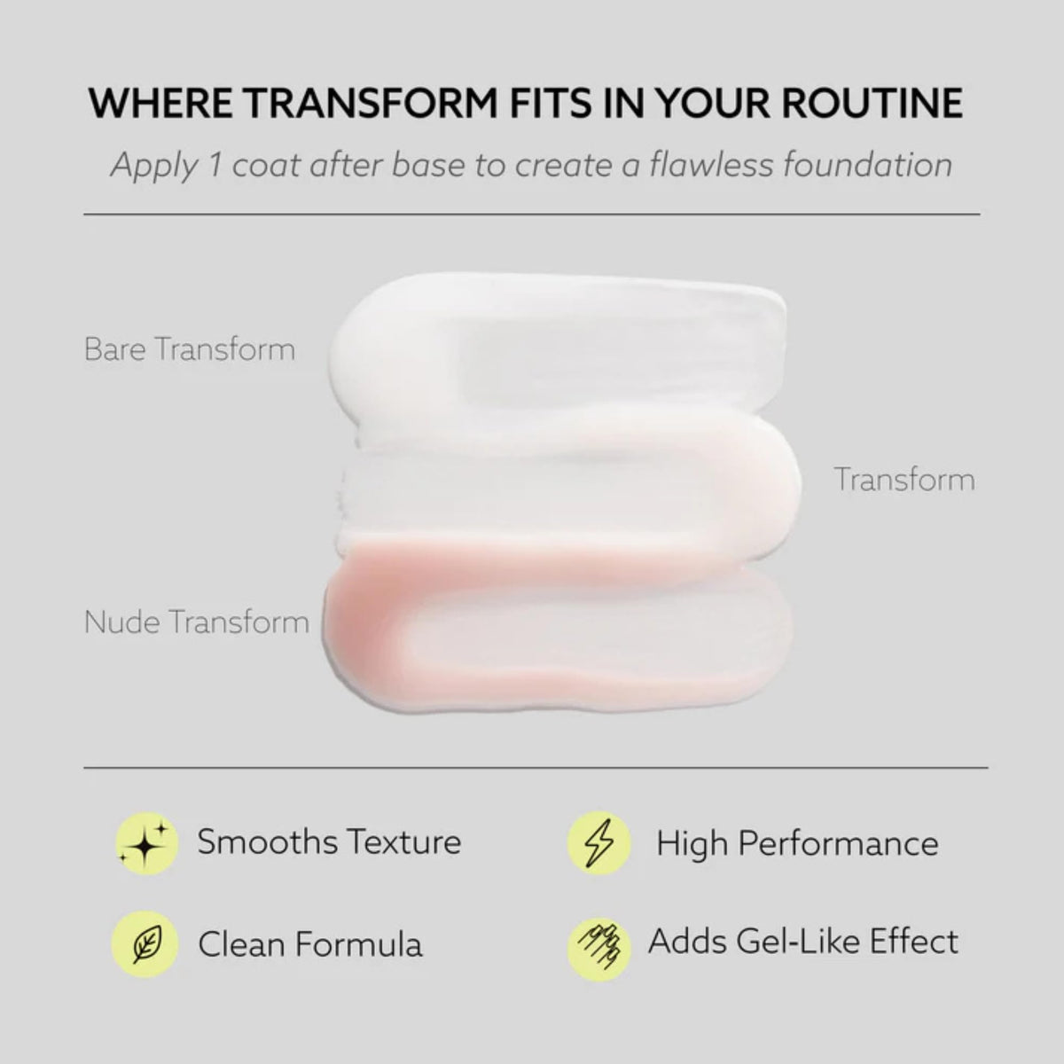 Dazzle Dry before and after nails showing visible surface smoothing benefit