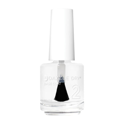 Dazzle Dry front packaging showing clear base coat and fast-drying benefit