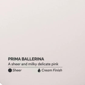 Dazzle Dry swatch of Prima Ballerina on nails illustrating natural finish
