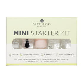 Dazzle Dry lineup of step bottles with secure lids for easy use