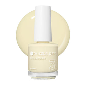 Dazzle Dry bottle front view showing Sundress yellow color and glossy finish