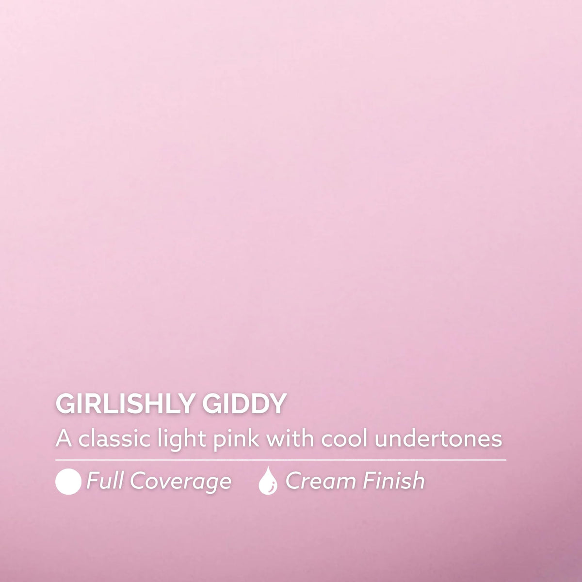 Dazzle Dry nail wheel swatches showing Girlishly Giddy color payoff