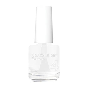 Dazzle Dry top coat front packaging showing bottle and label, highlighting safe formula