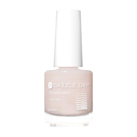 Dazzle Dry bottle front packaging showing product and benefit of smooth nails