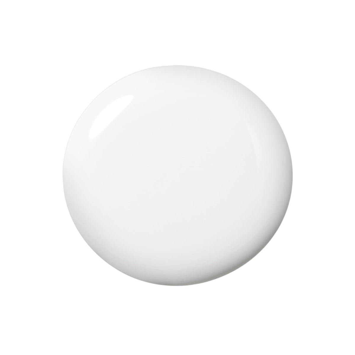 Dazzle Dry brush stroke of White Lightning showing smooth coverage for easy application