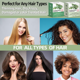 DBEAUTYM conditioner bar applied to hair ends for added manageability