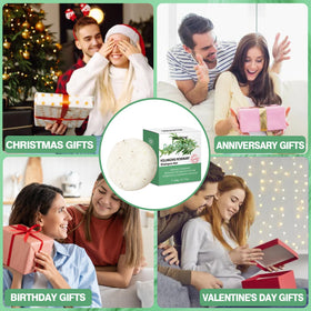 DBEAUTYM gift-wrapped bars in a lifestyle scene ideal for gifting